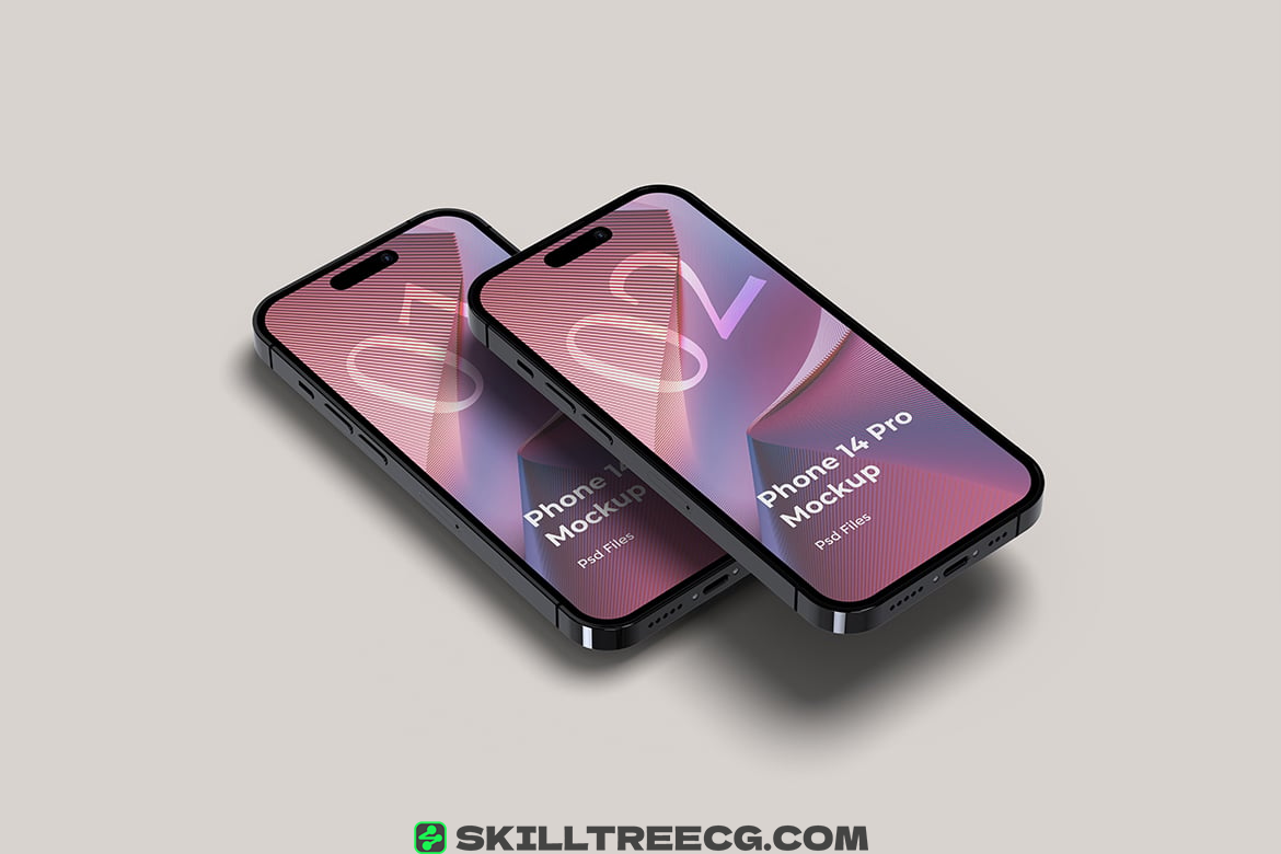 图片[5]-Smartphone 14 Pro Mockup Set（175085）-技能树
